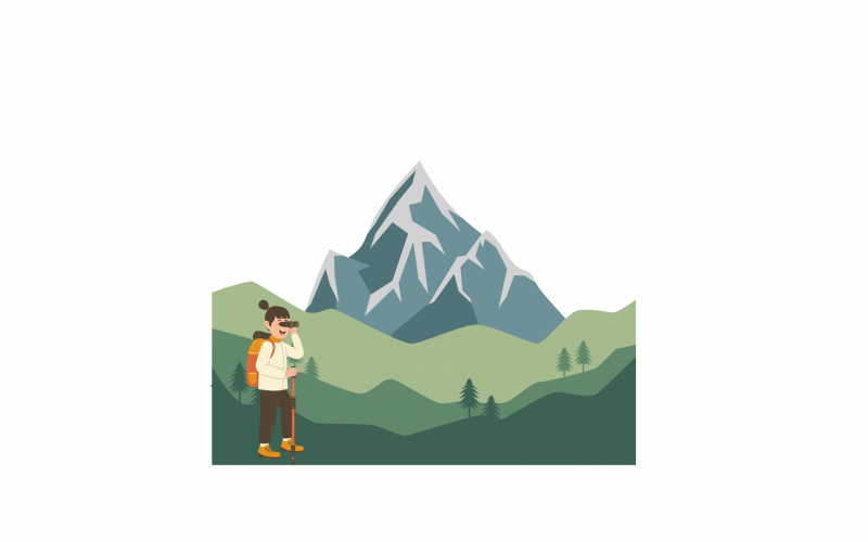 WandernGrafik